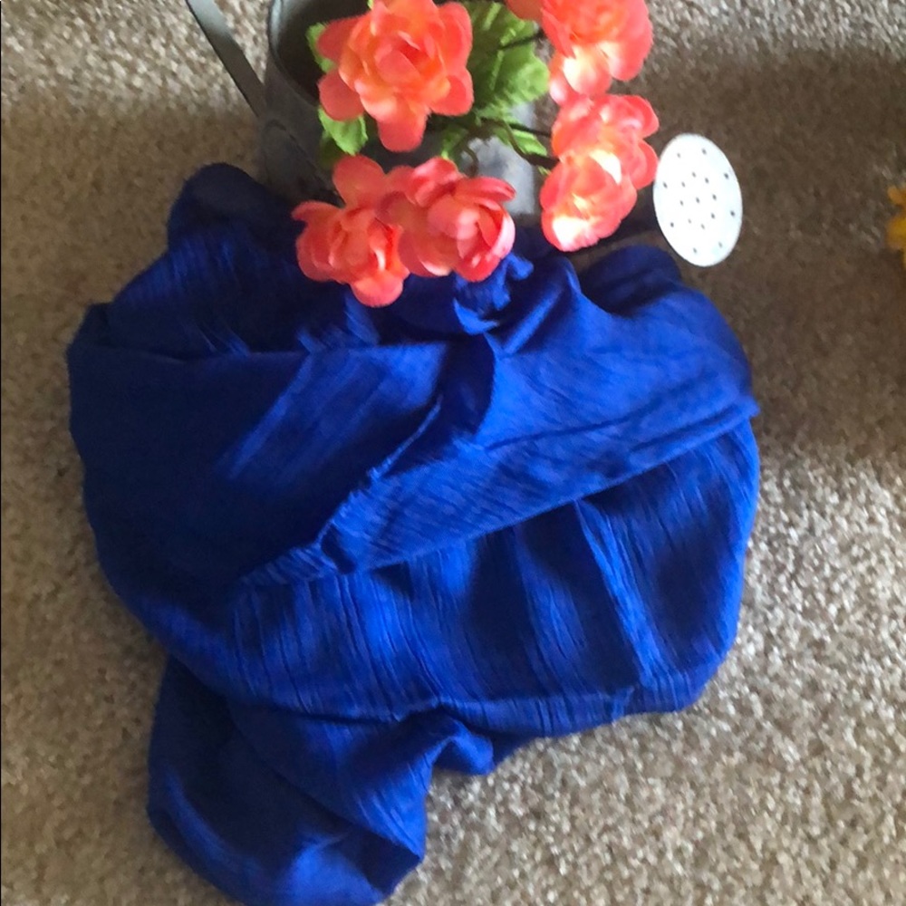 Blue Lightweight Scarf Shawl